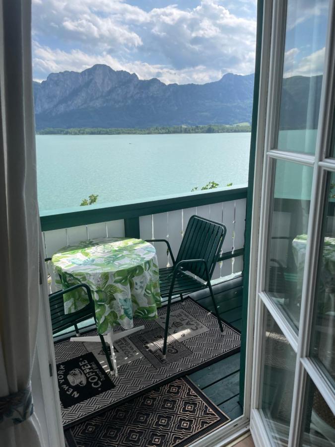 Pension Semler Lägenhet Mondsee Exteriör bild