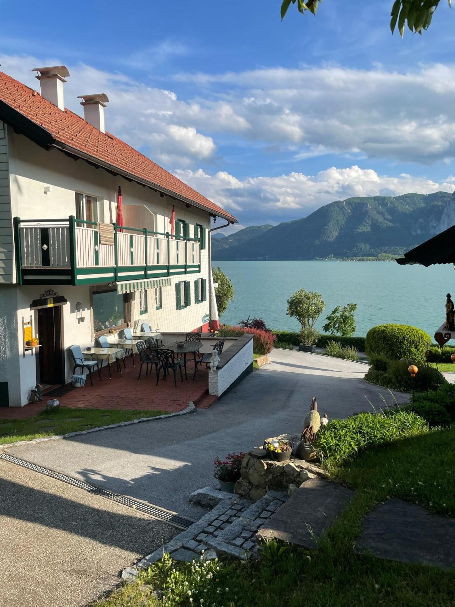 Pension Semler Lägenhet Mondsee Exteriör bild