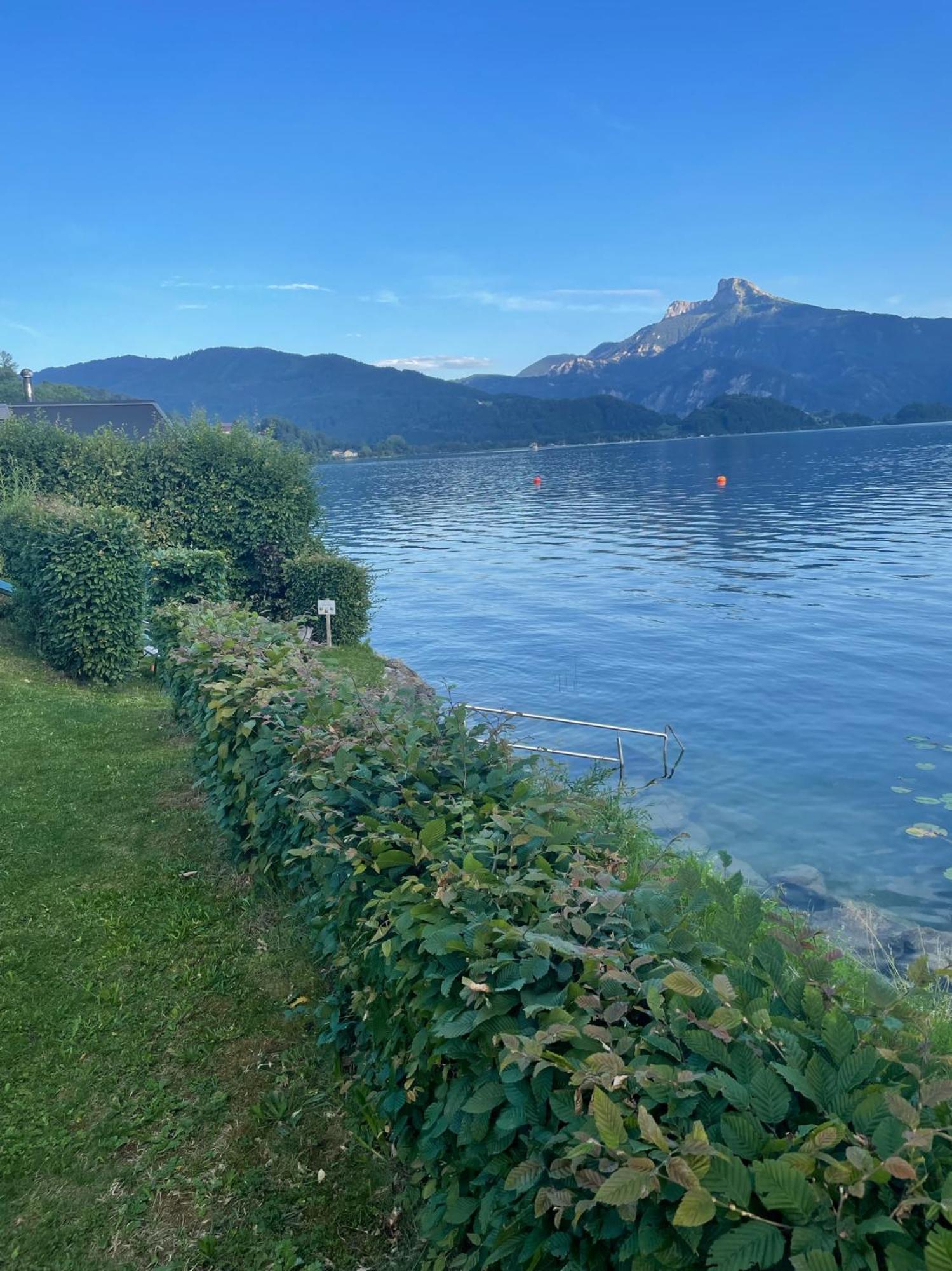 Pension Semler Lägenhet Mondsee Exteriör bild
