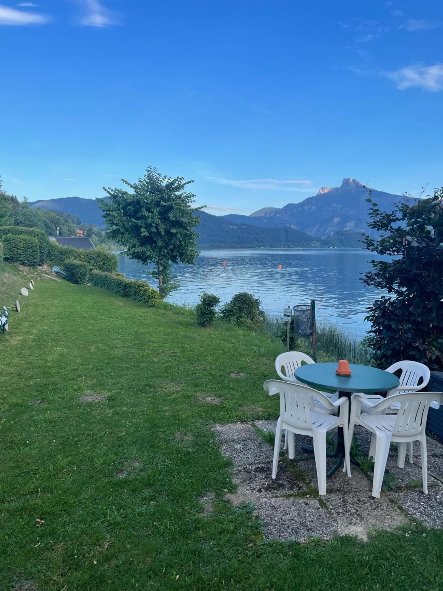 Pension Semler Lägenhet Mondsee Exteriör bild
